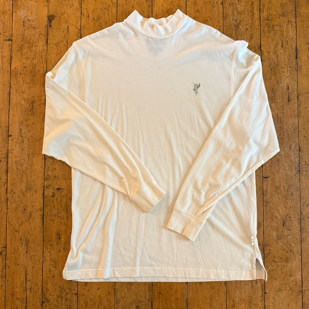 Ashworth Cream Long Sleeve Men's Tee